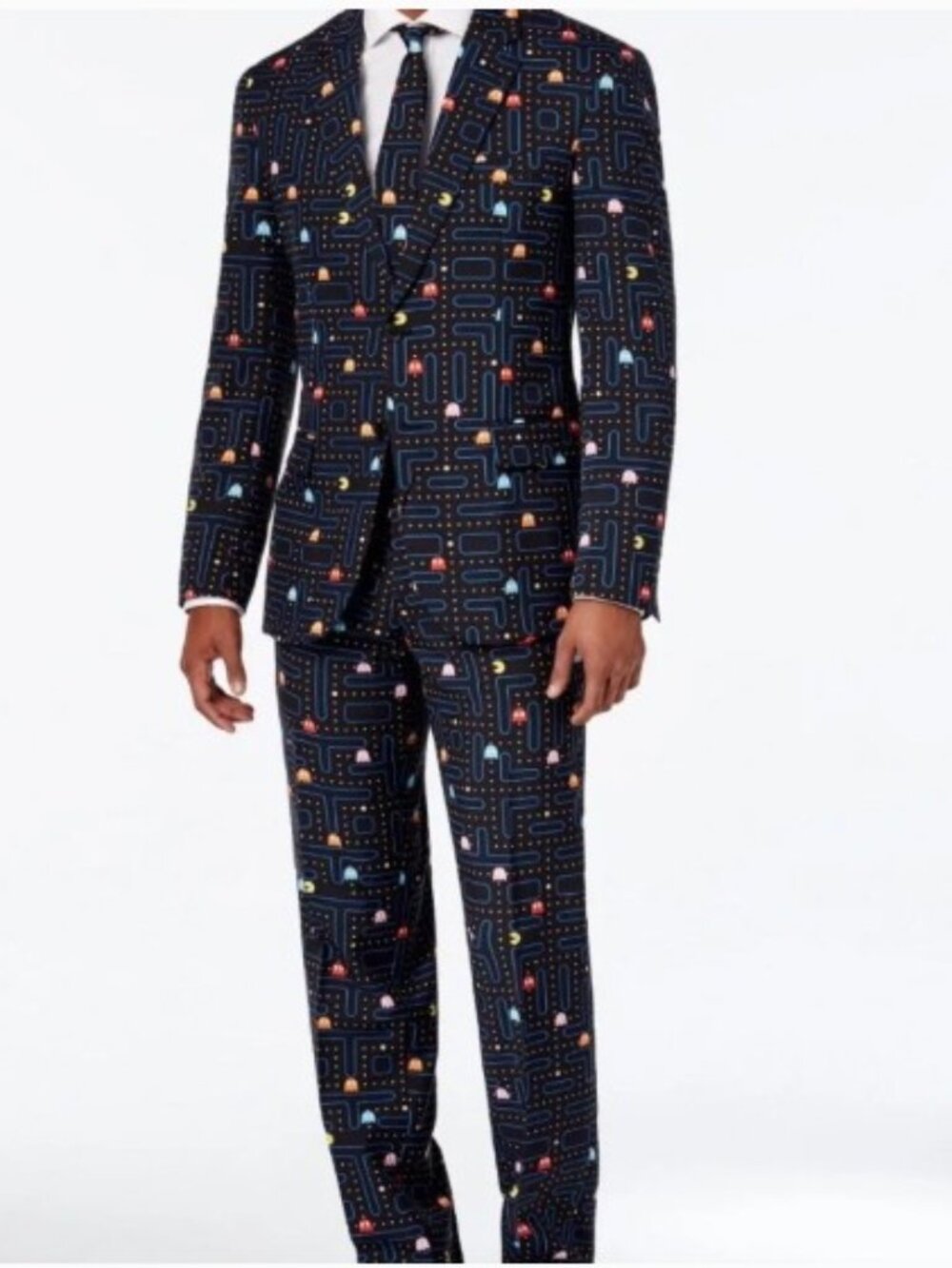 Men's 3 piece PAC Man suit - Picture 2 of 7